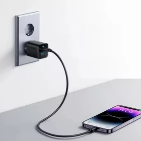 Fali Töltő Anker 323, 33W, 3A, 1 x USB-A - 1 x USB-C, Fekete A2331G1-194644125639 2 kép