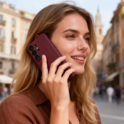 Samsung Galaxy S26 Ultra Tech-protect Smart Wallet tok Bordó-5906302390502 6 kép