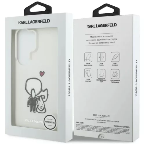  Samsung Galaxy S26 Ultra Átlátszó Karl Lagerfeld IML K&CH Hátsó -3666339612849 8 kép