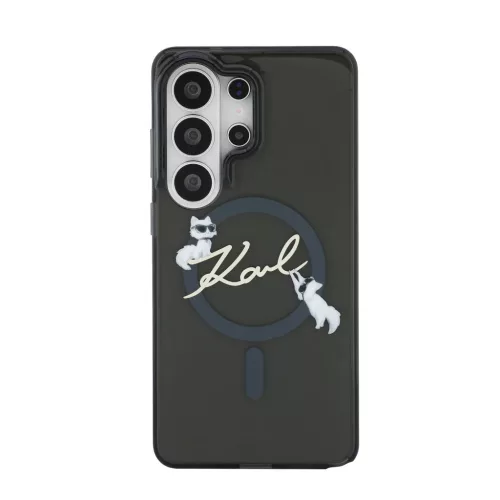  Samsung Galaxy S26 Ultra Fekete Karl Lagerfeld IML Choupette Karl Scr-3666339612634 3 kép
