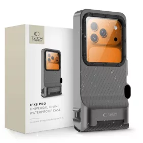 Univerzális Ipx8 Pro búvárkodó vízálló tok Fekete tok-5906302353149 1 kép