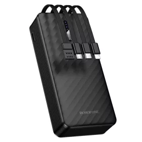 Borofone Power Bank 20000mAh BJ84A Smooth - USB - USB, Type C, Lightni-6941991126178 1 kép