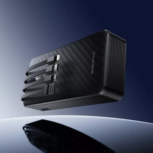 Borofone Power Bank 20000mAh BJ84A Smooth - USB - USB, Type C, Lightni-6941991126178 8 kép