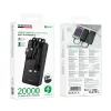 Borofone Power Bank 20000mAh BJ84A Smooth - USB - USB, Type C, Lightni-6941991126178 9 kép