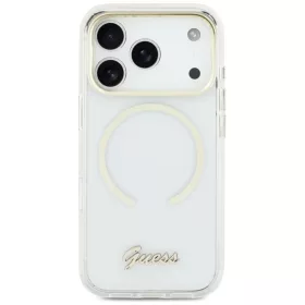 iPhone Air Guess IML Script Metal MagSafe átlátszó tok-3666339583491 1 kép