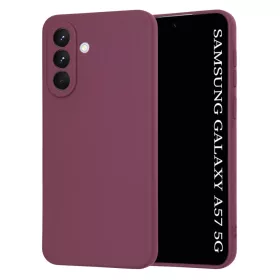  Samsung Galaxy A57 5G Plum Red Techsuit SoftFlex tok-5949419352810 1 kép