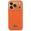 iPhone 17 Pro Max Lacoste Semi Wrap Petit Pique tok narancssárga-3666339611347 3 kép