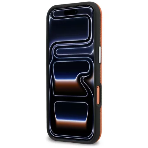 iPhone 17 Pro Max Lacoste Semi Wrap Petit Pique tok narancssárga-3666339611347 5 kép