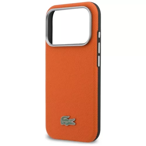iPhone 17 Pro Max Lacoste Semi Wrap Petit Pique tok narancssárga-3666339611347 6 kép