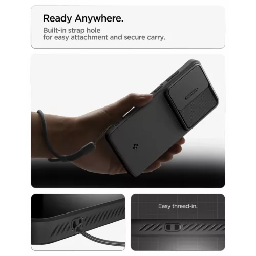 Samsung Galaxy S26 Ultra Spigen Optik Armor tok fekete-8800283318197 9 kép
