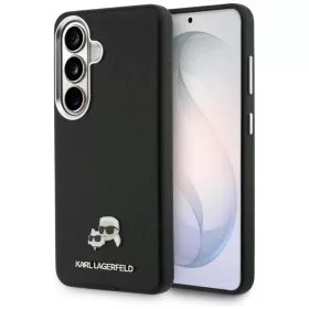 Samsung Galaxy S26 Plus Karl Lagerfeld Saffiano KC Metal Logo fekete t-3666339612146 1 kép
