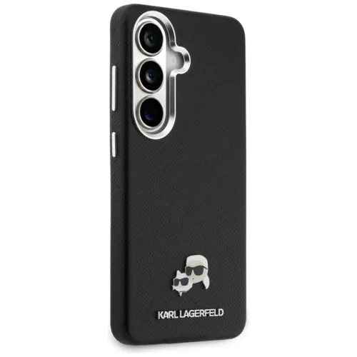 Samsung Galaxy S26 Plus Karl Lagerfeld Saffiano KC Metal Logo fekete t-3666339612146 4 kép