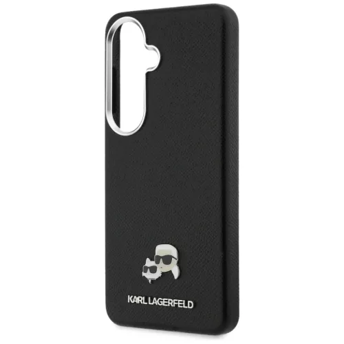 Samsung Galaxy S26 Plus Karl Lagerfeld Saffiano KC Metal Logo fekete t-3666339612146 6 kép