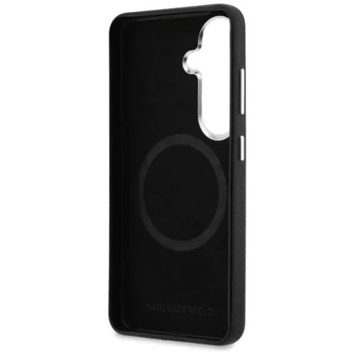 Samsung Galaxy S26 Plus Karl Lagerfeld Saffiano KC Metal Logo fekete t-3666339612146 7 kép
