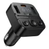 Hoco E87 bluetooth autós adó USB A + USB C QC PD 35W fekete-6942007658980 1 kép