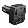 Hoco E87 bluetooth autós adó USB A + USB C QC PD 35W fekete-6942007658980 5 kép