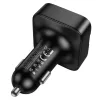 Hoco E87 bluetooth autós adó USB A + USB C QC PD 35W fekete-6942007658980 6 kép
