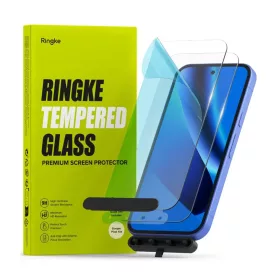 Google Pixel 10A Ringke Edzett Üveg 2-csomag Átlátszó üvegfólia-8800328818439 1 kép