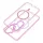 Samsung Galaxy A57 tok FRAME CLEAR HYBRID MAG COVER rózsaszín