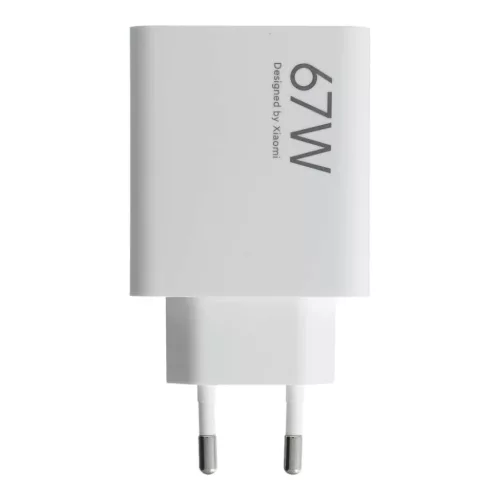 XIAOMI eredeti töltő USB A QC3.0 3A 67W MDY-15-ET fehér bulk-5903396422492 3 kép