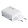 XIAOMI eredeti töltő USB A QC3.0 3A 67W MDY-15-ET fehér bulk-5903396422492 4 kép
