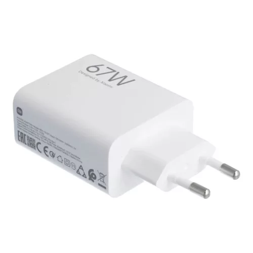 XIAOMI eredeti töltő USB A QC3.0 3A 67W MDY-15-ET fehér bulk-5903396422492 4 kép