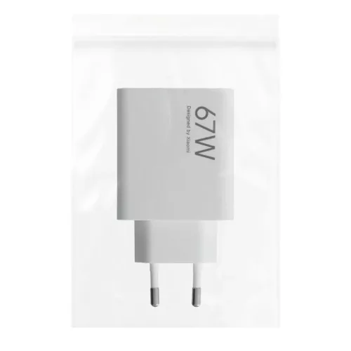 XIAOMI eredeti töltő USB A QC3.0 3A 67W MDY-15-ET fehér bulk-5903396422492 6 kép