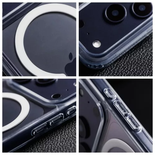 iPhone 15 Pro Forcell F-Protect Átlátszó Hibrid Prémium tok Magsaf-5903396419812 9 kép