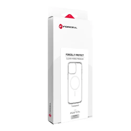 iPhone 15 Pro Forcell F-Protect Átlátszó Hibrid Prémium tok Magsaf-5903396419812 10 kép