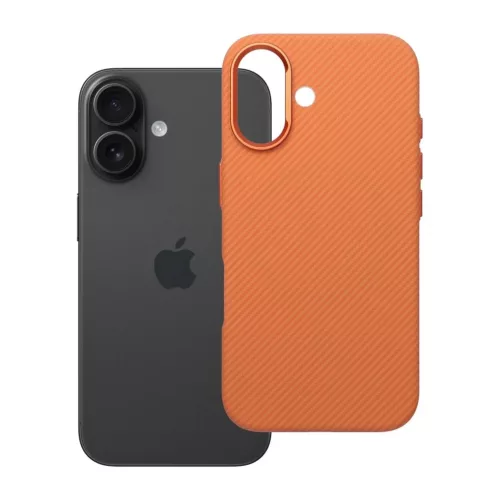 iPhone 16 narancssárga Kevlar tok kompatibilis MagSafe-5903396430794 8 kép