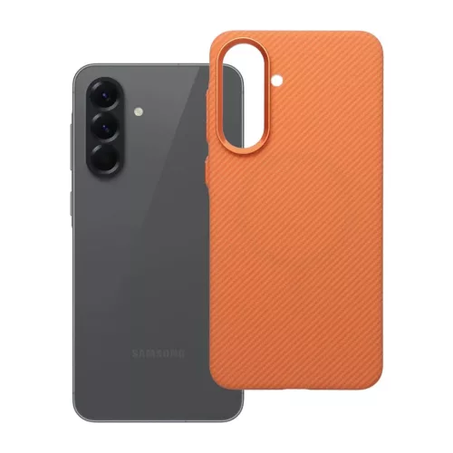 Samsung Galaxy A56 Kevlar tok kompatibilis MagSafe narancssárga tok-5903396431081 7 kép