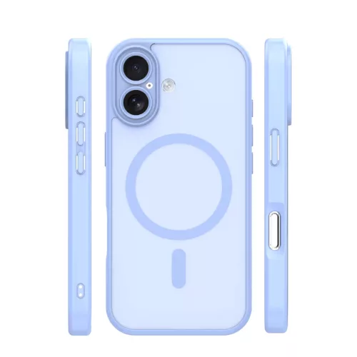 iPhone 17 tok Mag Matt tok, 6,3'' világoskék-5907674522447 3 kép