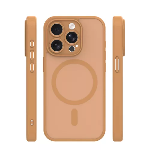 iPhone 15 Pro tok Mag Matt tok 6,1" barna-5907674520313 3 kép