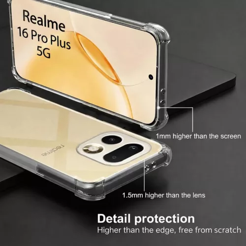  Realme 16 Pro Plus Átlátszó Techsuit Ütésálló Átlátszó Szil-5949419360723 4 kép