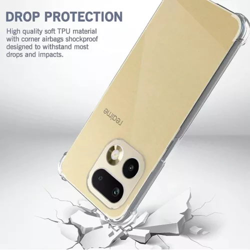  Realme 16 Pro Plus Átlátszó Techsuit Ütésálló Átlátszó Szil-5949419360723 5 kép