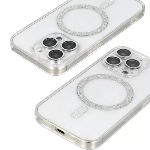 Csillogó Magsafe Samsung Galaxy S26 tok áttetsző tok-5900217493419 4 kép