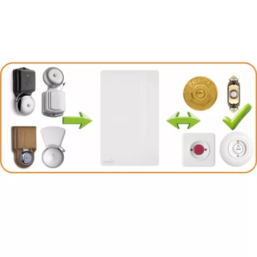 HOME D6N vezetékes dallamcsengő, 36 dallam, szabályozható hangerő-5999084975111 5 kép