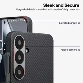 Google Pixel 10 / Pixel 10 Pro Fekete Techsuit Aramid Szál MagSafe to-5949419361928 2 kép