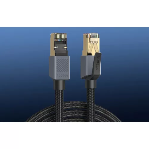 UGREEN NW343 Cat8 F/FTP Ethernet kábel 2m feketében-6941876283705 4 kép