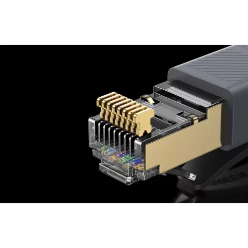 UGREEN NW343 Cat8 F/FTP Ethernet kábel 2m feketében-6941876283705 7 kép