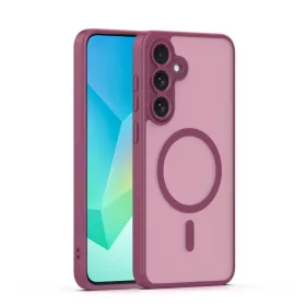 Samsung Galaxy S25 tok Mag Matt tok bordó-5907674523840 1 kép