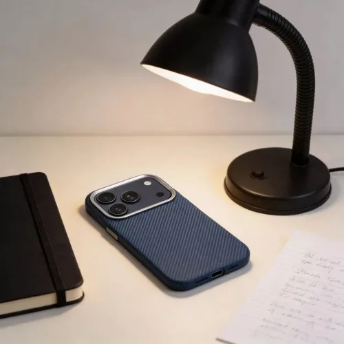 iPhone 17 Kevlar tok, kompatibilis MagSafe kék-5903396430893 6 kép