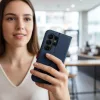 Xiaomi Redmi Note 15 5G split könyvtok tengerészkék-piros-5903396456275 6 kép