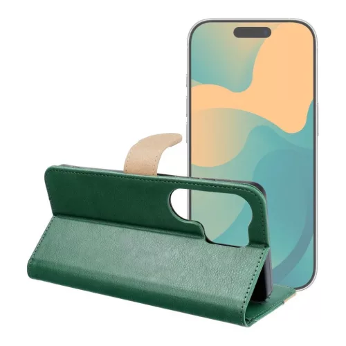 Xiaomi Redmi Note 15 5G tok Split Book zöld arany tok-5903396459627 2 kép