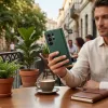 Xiaomi Redmi Note 15 5G tok Split Book zöld arany tok-5903396459627 5 kép
