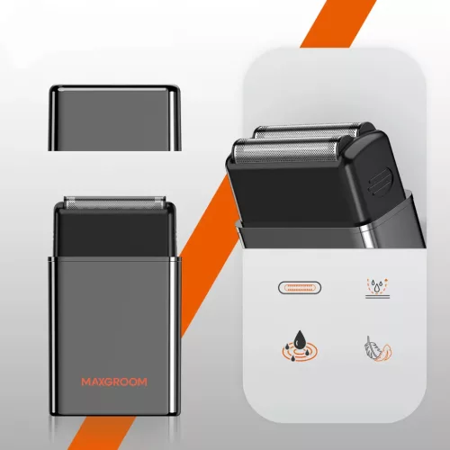MAXGROOM M-5580 2 az 1-ben Elektromos Borotva - Fekete-5907769388804 6 kép