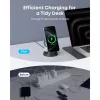Anker MagGo 3in1 vezeték nélküli töltőállomás, 15W, 1.67A, feke-194644206765 8 kép