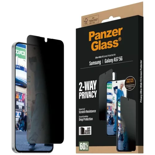 Samsung Galaxy A57 5G PanzerGlass Ultra-Wide Fit adatvédelmi üvegfó-5715685034008 7 kép