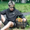 Rockbros W019 kormányra szerelhető biciklis táska 13,5-24L - Zöld--5907769386343 8 kép