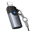 Hoco UA46A OTG Lightning - USB-C adapter 2A szürke-6942007675635 1 kép